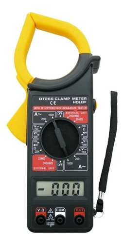 Tester Digital Clamp Meter 500v A Batería Dt266 Portátil