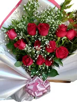 Comprar Ramo De 12 Rosas. Flores A Domicilio Envios De Flores 