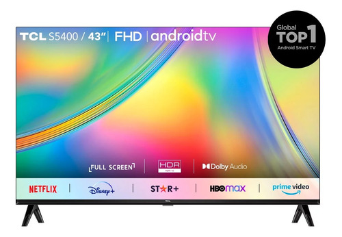 Smart Tv Tcl Led Full Hd 43 Android Tv Netflix Youtube Star+