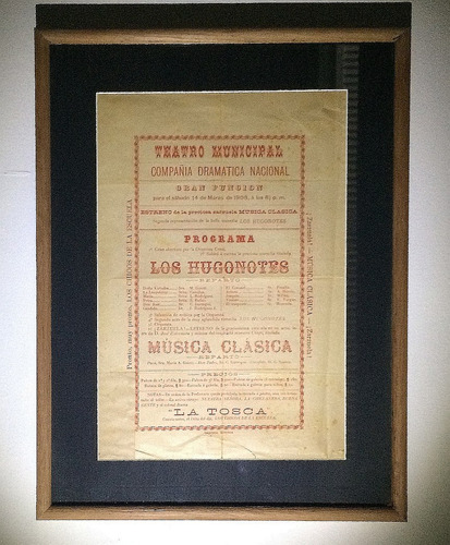 1908 !! Bogota  Programa De Mano Opera Enmarcado ( Cali)