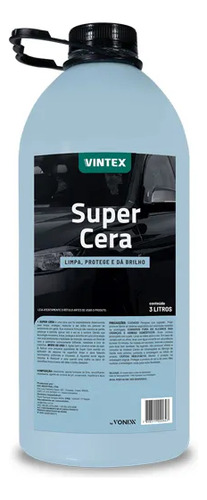 Super Cera Automotiva Limpadora 3l Vonixx Cera Para Carros