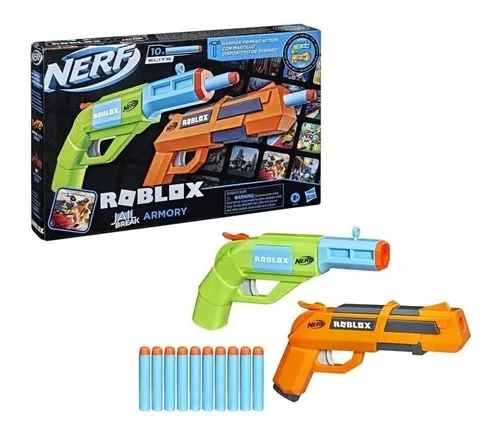 Lançador Dardos Nerf Roblox Jail Brake Armory F2483 Hasbro