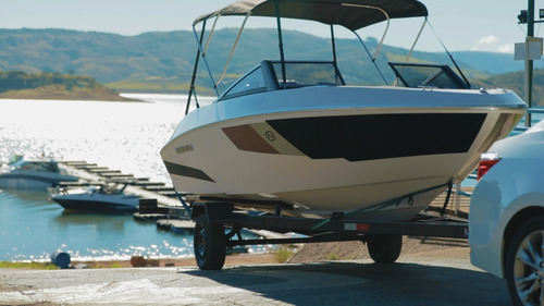 Lancha Ventura V One 2024 Zero Focker Joy Ross Marine 18 Pés