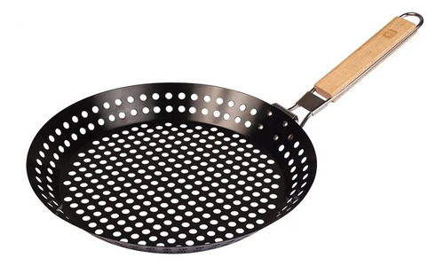 Frigideira Antiaderente Para Grelhar Portátil Preta Belfix