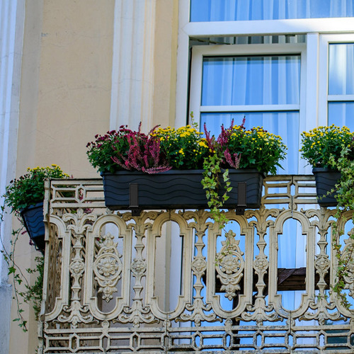 Estante Q Planter Box, Ajustable Para Jardineras, Para Rail