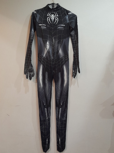 Traje Negro Mujer Araña Spiderwoman Venom Con Máscara