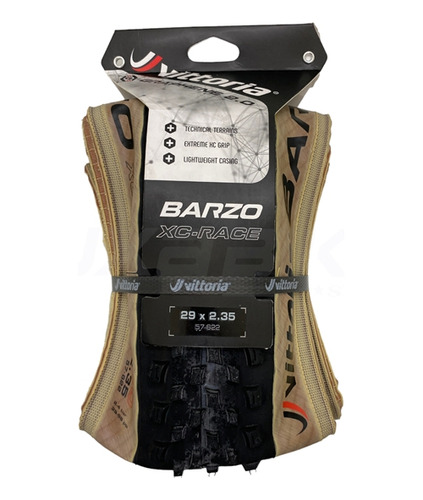 Pneu Vittoria Barzo Xc-race 29x2.35 Tlr G2.0 Preto/bege