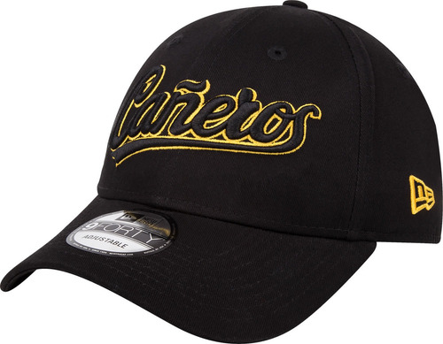 Gorra Negra Amarilla Cañeros