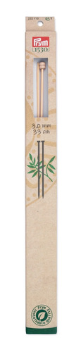 Prym Bambu Un Solo Punto Aguja Tejer Natural Unidad