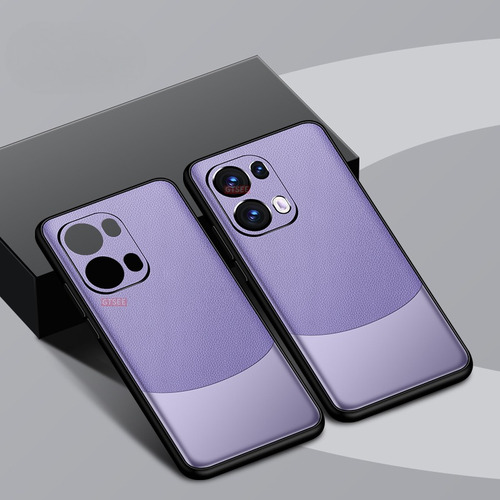 Capa Para Oppo Reno 13f Pro Pele Bloqueada De Cor