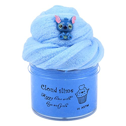 Blue Cloud Slime, Soft And Non-sticky Fluffy Slime Toy,...