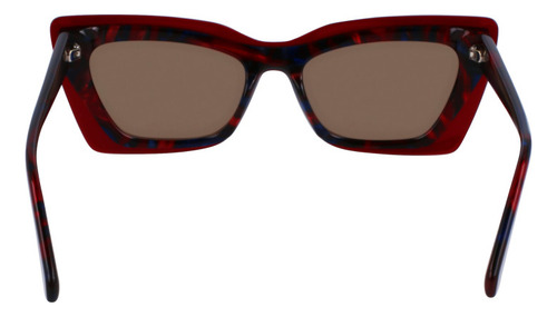 Lentes Sol Calvin Klein Jeans Mujer Ckj23656s-5217-602 Diseño Havana Red Blue