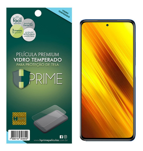 Imagem 1 de 1 de Pelicula De Vidro Temperado Xiaomi Poco X3 Hprime Premium