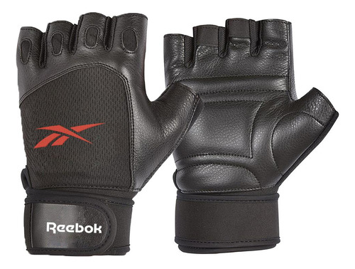 Guantes De Entrenamiento Negro Y Rojo Xxl Reebok Supergym