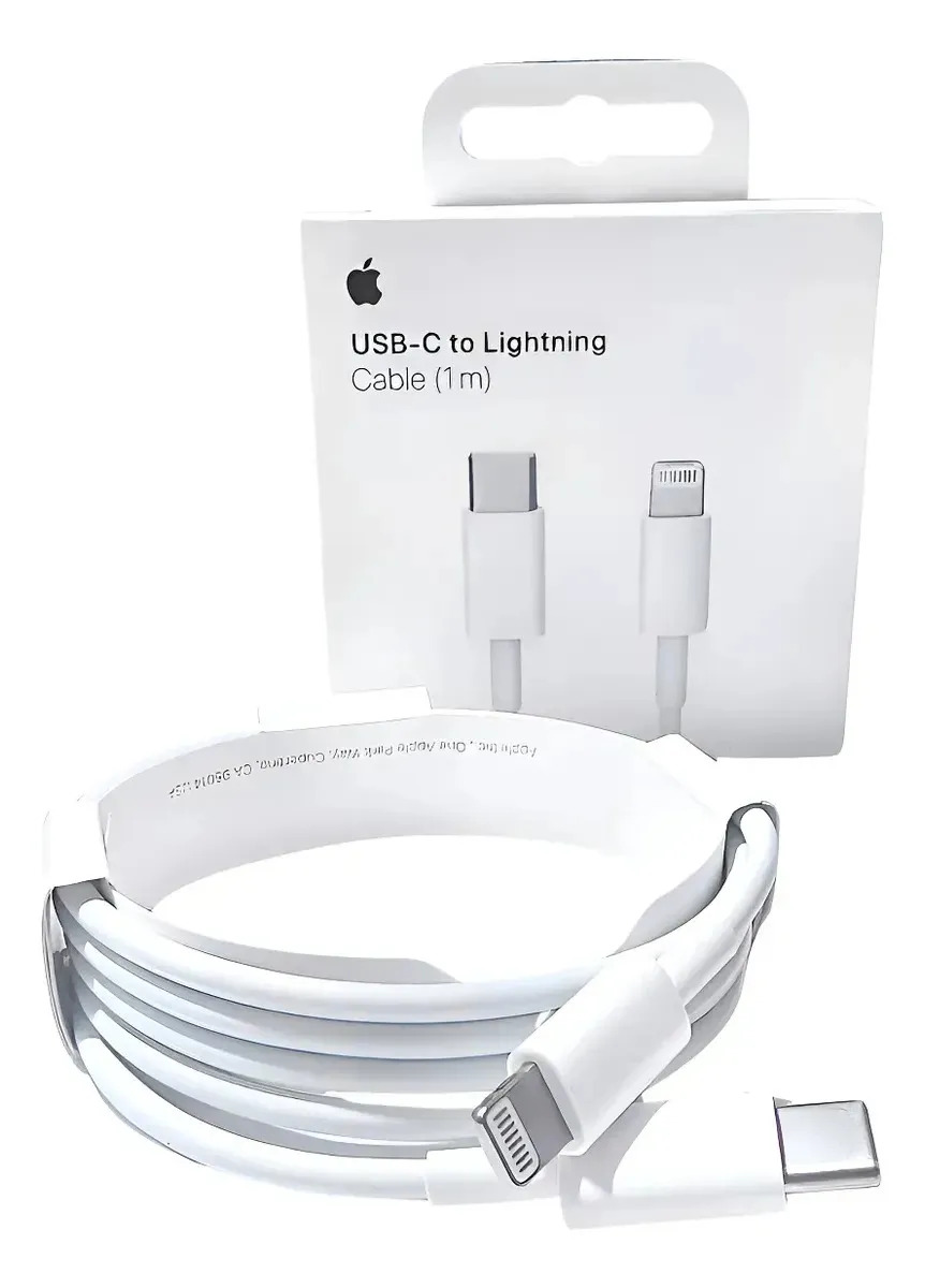 Cabo De Conexão Usb - C Para Lightning Da Apple (1 M) Cor Branc