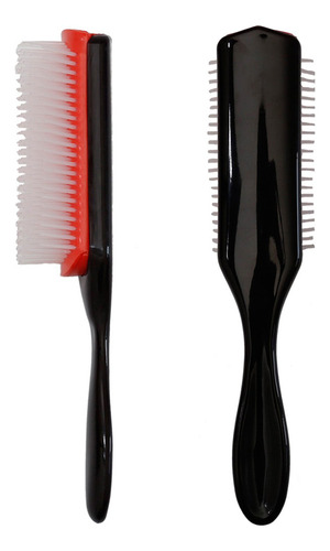 Cepillo De Pelo De 9 Hileras Para Peluquería, Masajeador De