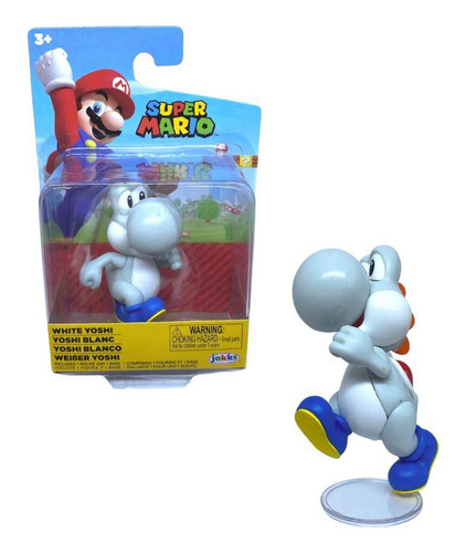 Super Mario Boneco 2.5 Polegadas Colecionável - Yoshi