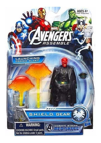Red Skull Shield Gear Marvel Avengers Figura Muñeco 