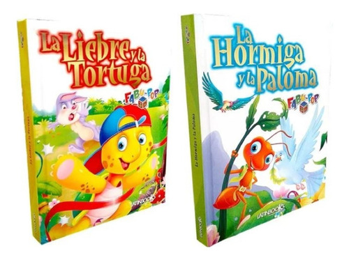 Oferta: 2 Libros De Fábulas Clásicas Desplegables Pop Up 3d