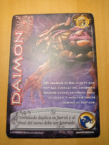 Daimon. Carta Mitos Y Leyendas Salo. Edición Especial 