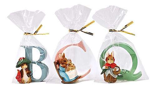 100 Bolsas Celofán Plano Transparente Para Envolver Regalos