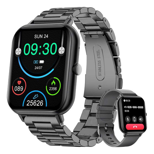 1.83 Reloj Inteligente Hombre Smartwatch Deporte Impermeable