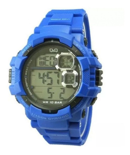 Reloj De Marca Q&q  Azul  Hombre E28