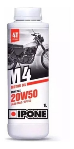 Aceite Moto Ipone 20w50 Mineral Frances Motoscba