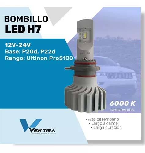 Bombillo H7 Led-philips