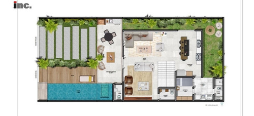 Imagem 4 de 6 de Casa Contemporânea À Construir - Vivendas Do Sol - 3 Suítes + Loft. - Viv.sol-q - 69408022