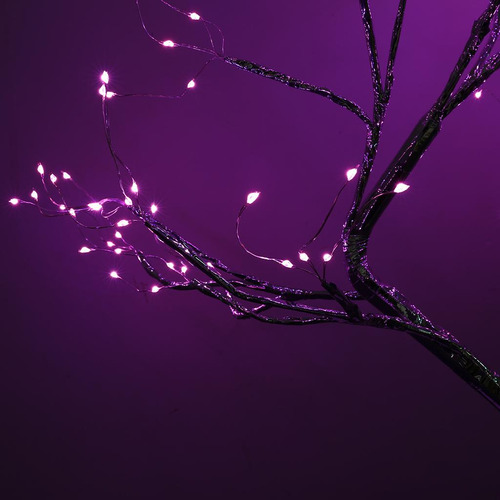 Decorative Tabletop Tree Night Light For Home Decor Rosado