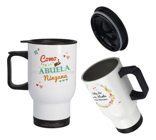 Mug Vaso Termico Viajero Para Carro Regalo Papá Padre 28