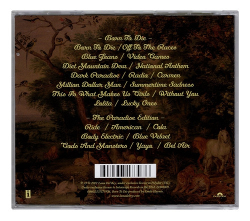 Imagen 2 de 4 de Lana Del Rey Born To Die The Paradise Edition 2cd