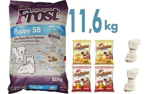 Frost Cachorro Sb 10k +2 Huesos Lonja+4 Snacks+envio Gratis