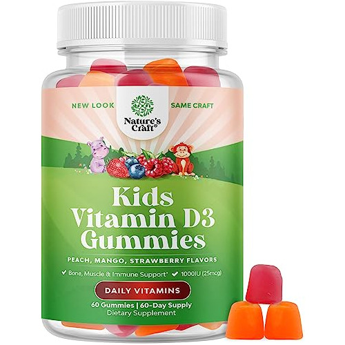 Gomitas De Vitamina D Masticables Para Niños - Fkvm3