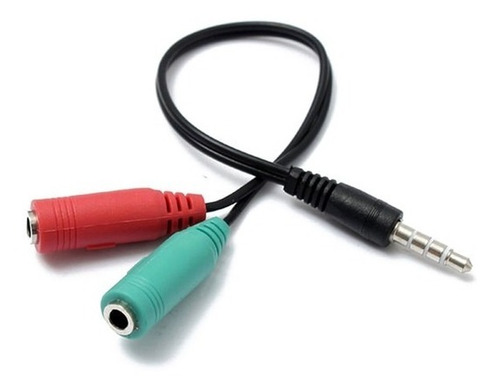 Cable Sonido Divisor Tristereo 1 Macho A Dos Hembras 3.5mm
