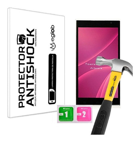 Protector De Pantalla Antishock Leotec Titanium T255