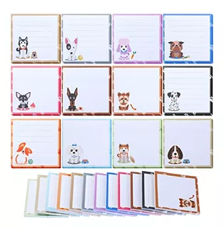 12 Pack Dog Cat Notepad Small To Do List Sticky Notes F...