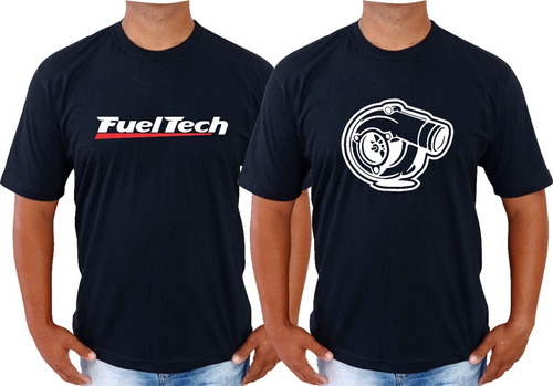 Camiseta Fueltech E Turbina Personalizada Masculina Promoção