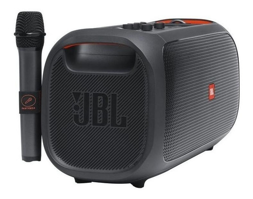 Alto-falante JBL PartyBox On-The-Go portátil com bluetooth black 100V/240V