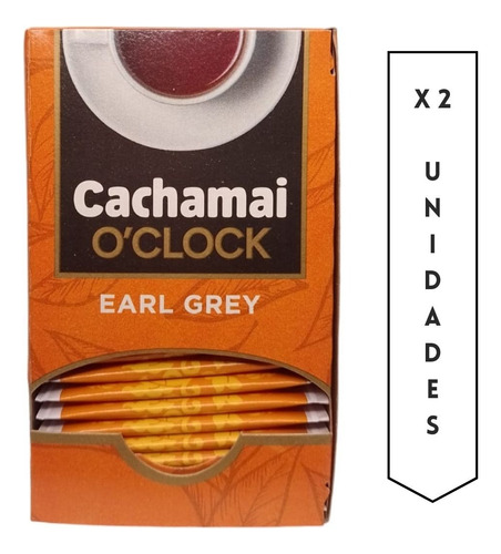 Te Earl Grey O´clock Cachamai 20 Saquitos X 2 Unidades