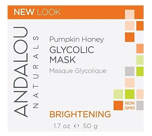 Andalou Naturals Máscara De Calabaza Miel Glicólico, 1,7 Onz