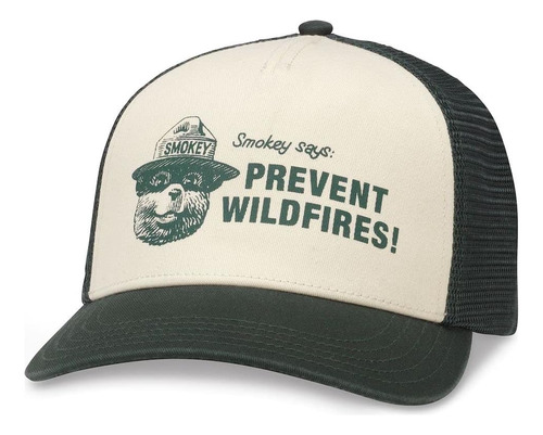 Aguja Americana Smokey The Bear Sinclair Snapback Gorra De B