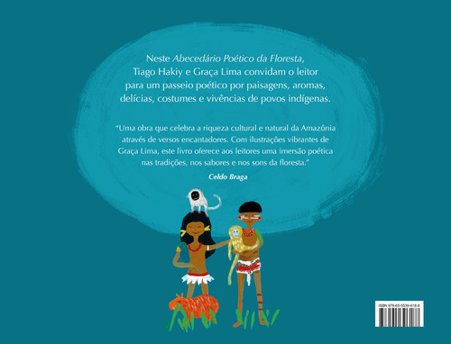 Livro Abecedário Poético Da Floresta De Tiago Hakiy 1ª Edição Editora Melhoramentos