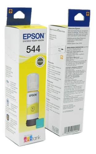 Tinta Epson Original T544 L3150 L1110 L5190