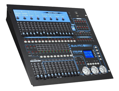 Consola Dmx Profesional 1024 Mini Pearl Multipro By Steelpro Color Negro