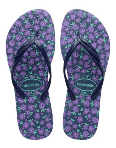 Chinelo Havaianas Fantasia Romântica Sandália Rosa Floral