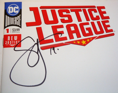 Justice League #1- Portada Special Doble- 2 Firmas- C O A (Usado)