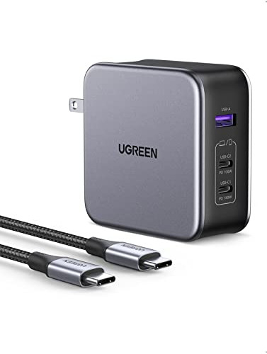 Cargador Usb C Ugreen 140w, Mac Book Pro Cargador Plegable N