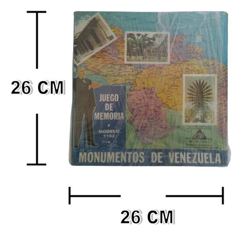 Juego De Mesa Memoria Didactico Monumentos / Venezuela